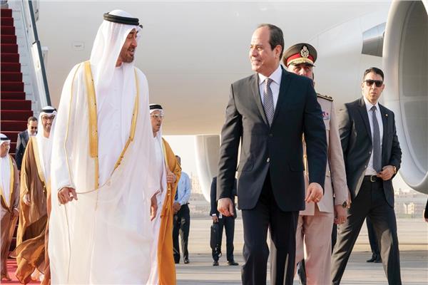 عبد الفتاح السيسي ومحمد بن زايد