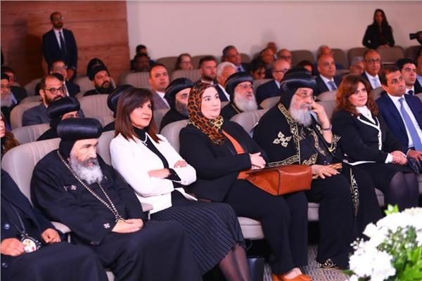 وزيرة التضامن الاجتماعي خلال الاحتفال 