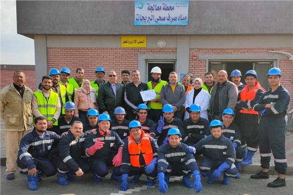 محطة معالجة صرف صحى  البريجات 