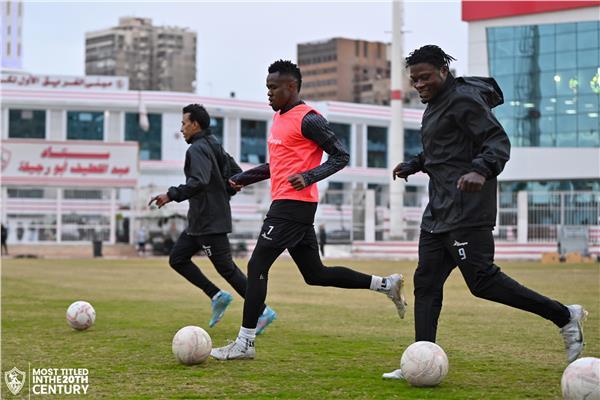 صورة أرشيفية لتدريبات الزمالك