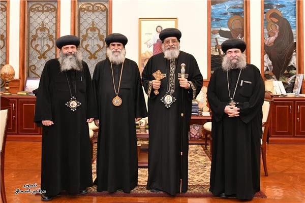 البابا تواصروس يستقبل أعضاء اللجنة المشرفة على إيبارشية نجع حمادي
