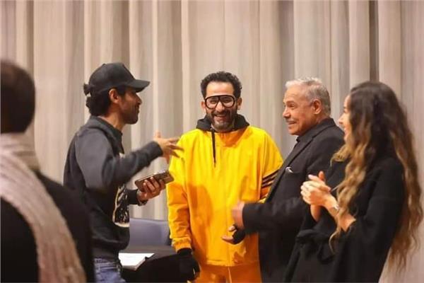 بروفات مسرحية" ميمو" ، للفنان احمد حلمي علي مسرح المدينة التعليمية بالسادس من أكتوبر .