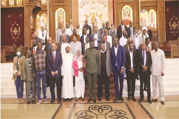 المشاركون في اجتماع الأطراف السودانية بالقاهرة