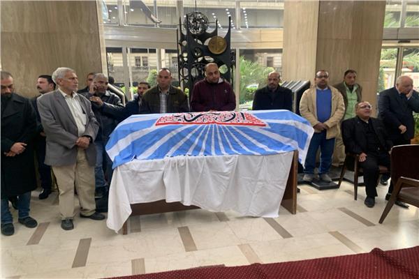 جثمان الكاتب الصحفي مرسي عطالله