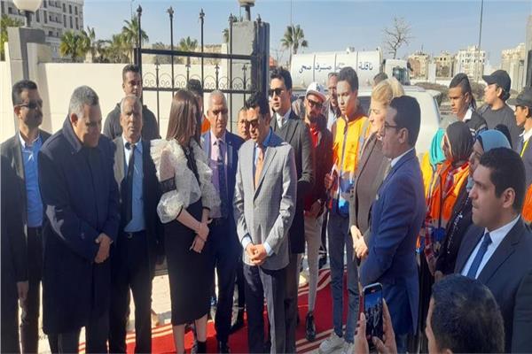 صبحي أثناء الافتتاح 
