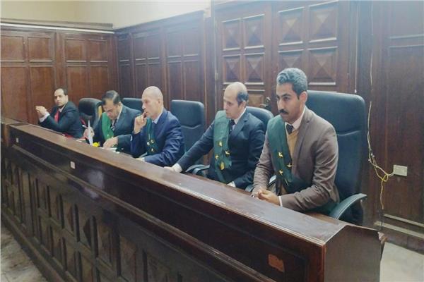 هيئة المحكمة برئاسة المستشار سامح عبد الله عبد الواحد
