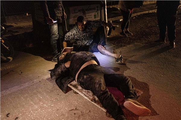 قتلى وجرحى في اعقاب زلزال عنيف ضرب مدينة هاتاي التركية 