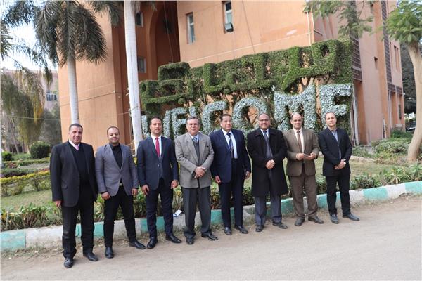 وفد هيئة تنمية الصعيد