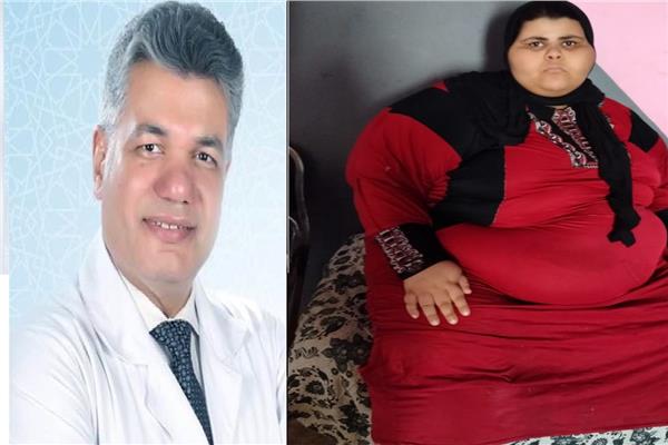 المريضة فقدت 23 كيلو في أسبوع بعد نجاح العملية