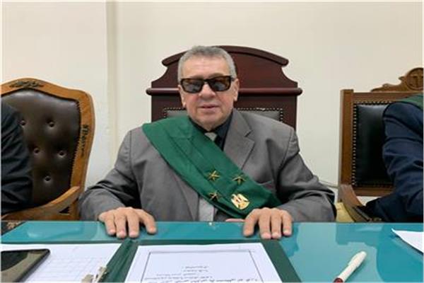 المستشار علاء الدين سليمان شوقي رئيس المحكمة 