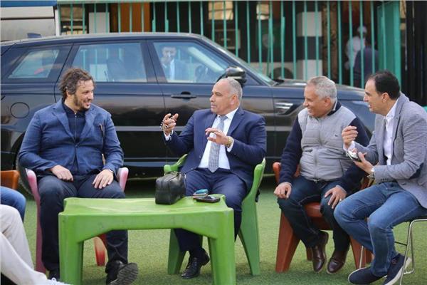إدارة نادي السكة الحديد والمهندس ممدوح عيد المدير التنفيذي لنادي بيراميدز