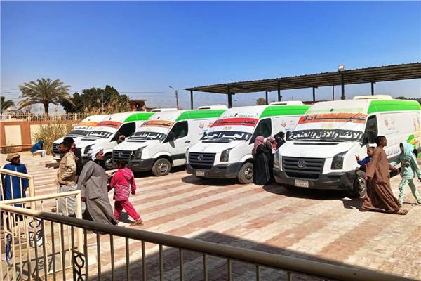 القوافل الطبية والعلاجية المجانية 