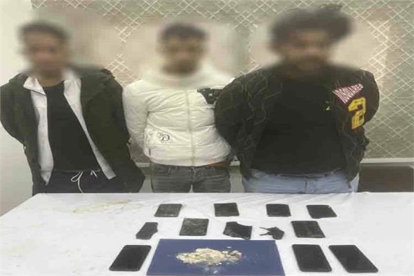 المتهمين والمضبوطات