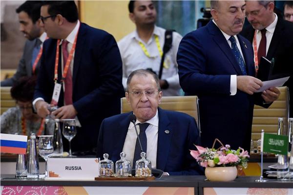 وزير الخارجية الروسي سيرجي لافروف من قمة العشرين