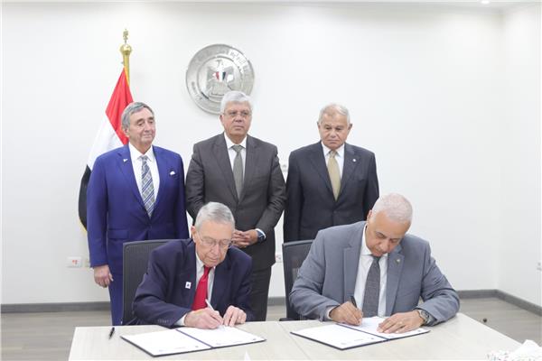 مراسم بروتوكول تعاون بين جامعة العلمين وجامعة وليام باترسون