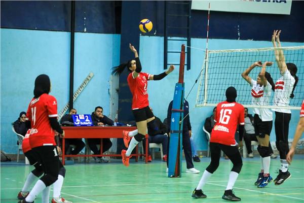 سيدات طائرة الأهلي يواجهن الزمالك