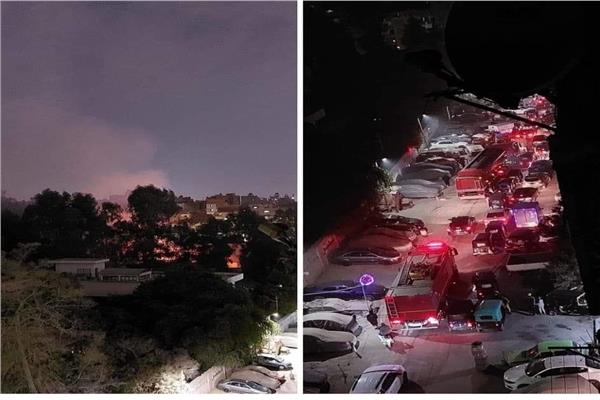 حريق شب داخل محطة الخيول