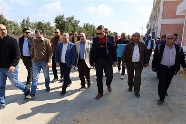 تفقد محطة مياه المرشحة بالغربية