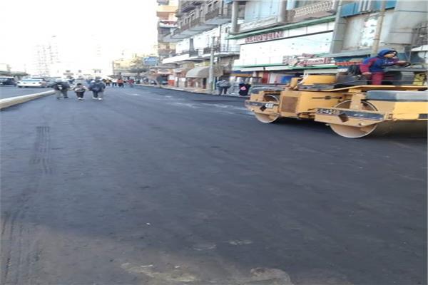  رصف وتوسعة كورنيش مدينة كفرالزيات 