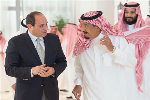  الرئيس عبد الفتاح السيسي وخادم الحرمين الشريفين