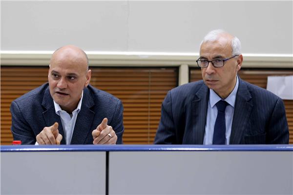 خالد ميري خلال لقائه مع رئيس تحرير وكالة أنباء الشرق الأوسط