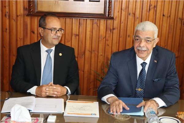 القاصد يترأس مجلس كلية الهندسة بشبين الكوم