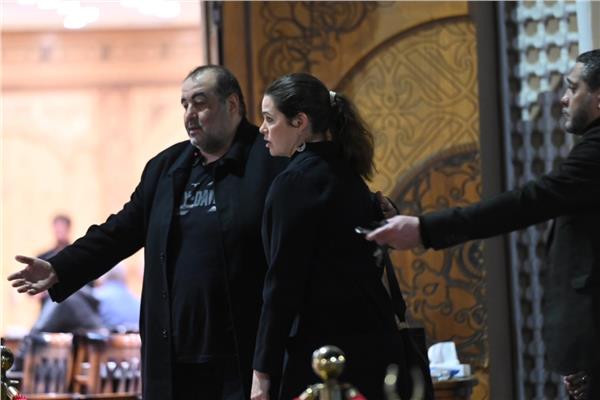 يسرا اللوزي والمخرج سامح عبد العزيز