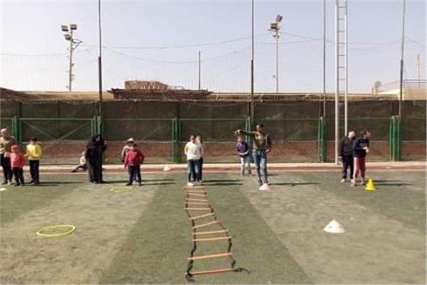 فعاليات تدريب أطفال التوحد بمراكز الشباب 