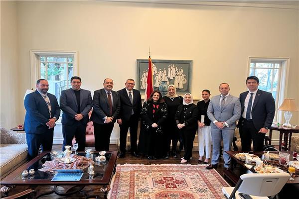 فاعليات حفل الاستقبال الرسمي للسفيرة سها جندي في "بيت مصر" بكاليفورنيا