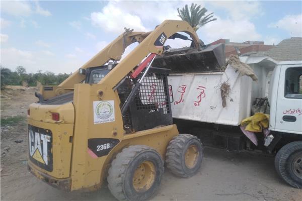  رفع 8309 طن مخلفات   خلال الأسبوع الماضي بالإسماعيلية 