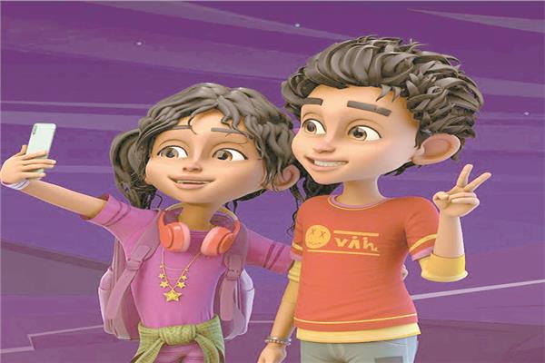 مشهد من مسلسل «يحيى وكنوز»