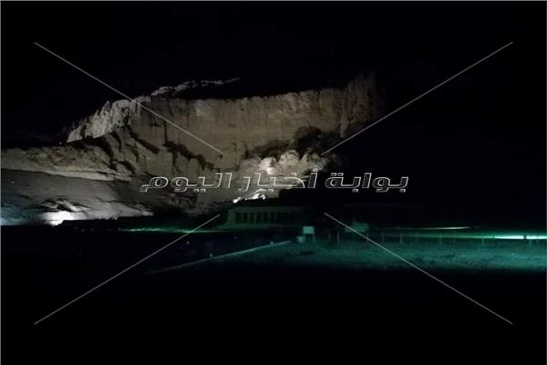 إطفاء إضاءة معابد الكرنك والدير البحري وبعض المعالم الأثرية بالأقصر
