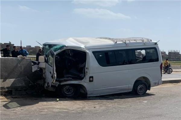حادث تصادم بالمنوفية
