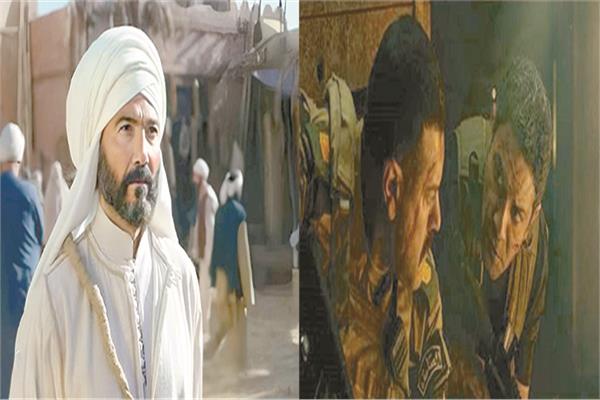 آسر ياسين وعمرو يوسف في «الكتيبة 101»، خالد النبوي في «رسالة الإمام»