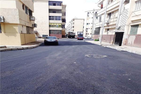 رصف المسار السياحى بإدفو