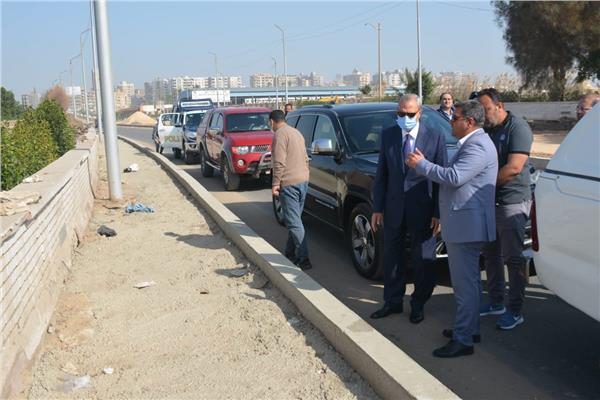 محافظ القليوبية يتابع أعمال تطوير شارع فريد ندا