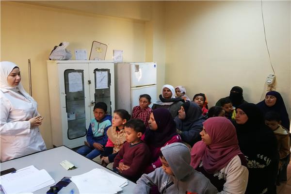الكشف على  1633 مريضاً فى قافلة علاجية بقرية الروضة مركز بلقاس بالدقهلية
