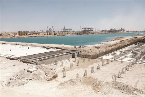 استمرار العمل فى تطوير ميناء السخنة