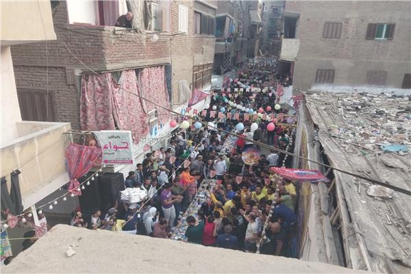  أكبر مائدة افطار جماعي في المطرية