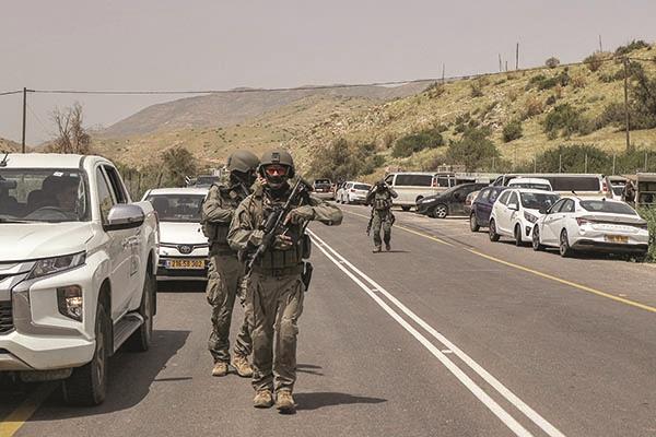 انتشار جنود الاحتلال بالضفة الغربية المحتلة           