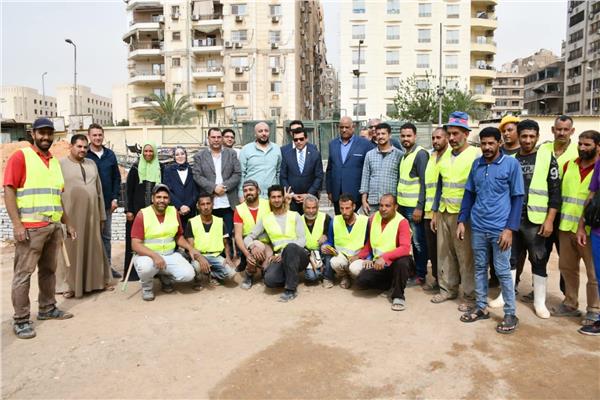 وزير الرياضة يتفقد أعمال تطوير مركز شباب مدينة نصر