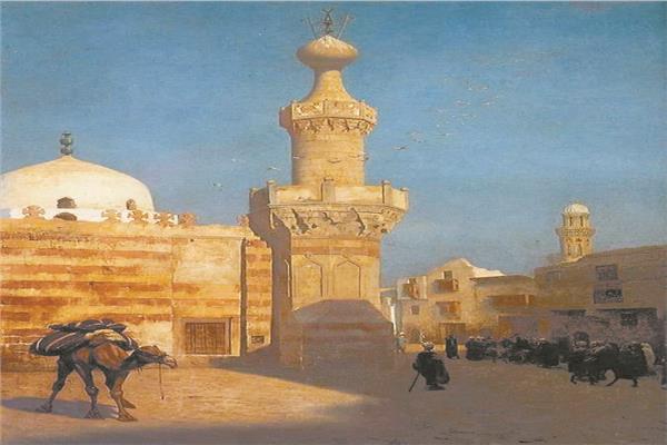 صورة تاريخية لمئــذنــة الغورى