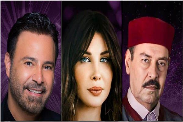 عاصى الحلانى ونانسى عجرم ولطفى بوشناق