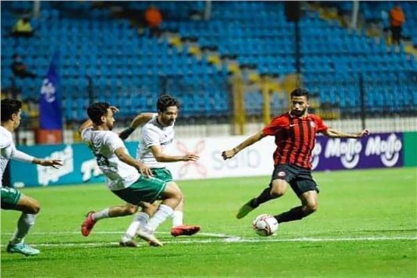 جانب من مباراة الاتحاد وفيوتشر