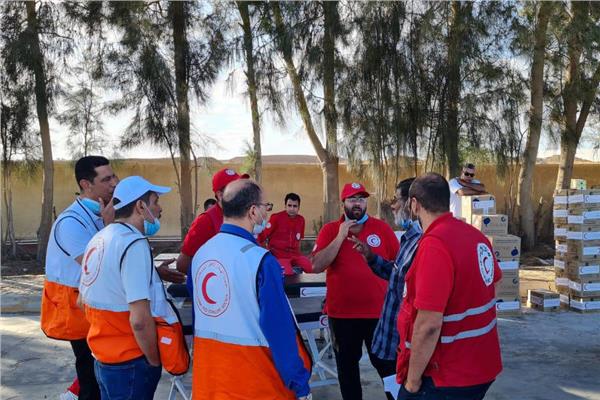 أنشطة الهلال الأحمر المصري