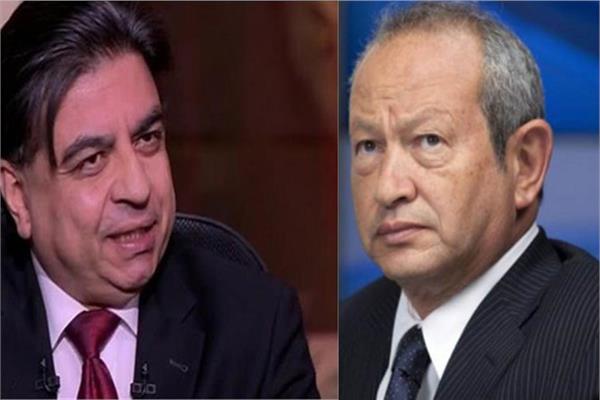 الدكتور جمال شعبان ورجل الأعمال نجيب ساويرس