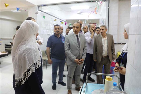 جولة تفقدية بمستشفى أبو قرقاص