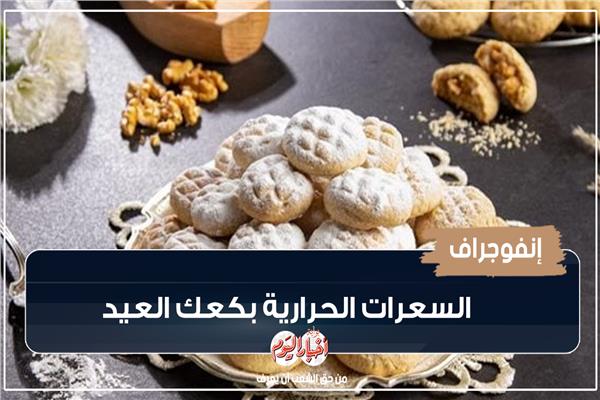  السعرات الحرارية بكعك العيد