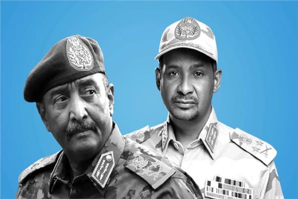 الفريق عبد الفتاح البرهان والفريق حميدتي