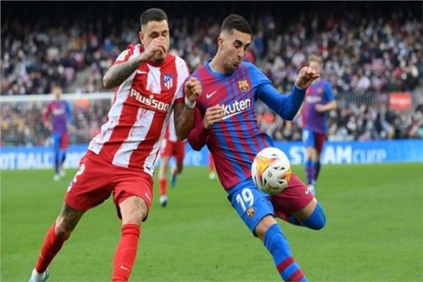 مباراة سابقة لبرشلونة وأتلتيكو مدريد